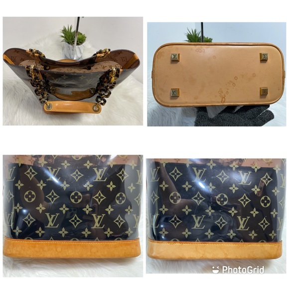 Sac Ambre Monogram MM Vinyl Tote Bag - Picture 9 of 16